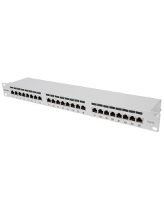 Intellinet 24-Port Cat6A Patchpanel Ftp 1He  Grau