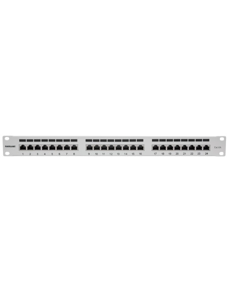 Intellinet 24-Port Cat6A Patchpanel Ftp 1He  Grau
