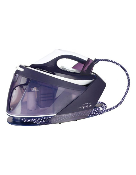 Emerio Sg-123562 Stacja Parowa 2200 W 1,5 L Płyta Ceramiczna Fioletowy, Biały