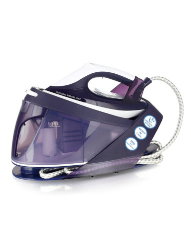 Emerio Sg-123562 Stacja Parowa 2200 W 1,5 L Płyta Ceramiczna Fioletowy, Biały
