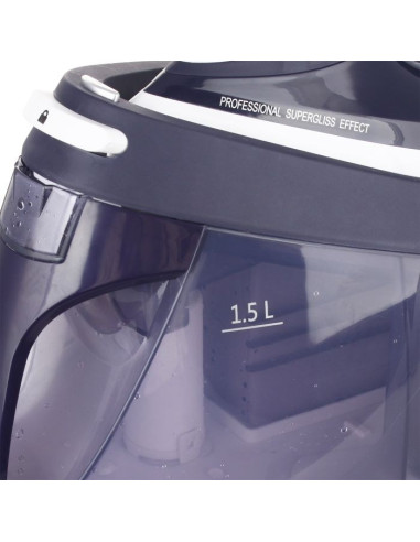 Emerio Sg-123562 Stacja Parowa 2200 W 1,5 L Płyta Ceramiczna Fioletowy, Biały