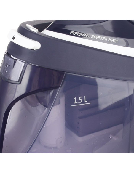 Emerio Sg-123562 Stacja Parowa 2200 W 1,5 L Płyta Ceramiczna Fioletowy, Biały
