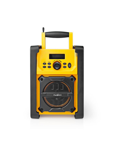 Nedis Rdfm3100Yw Radio Miejsce Pracy Cyfrowy Czarny, Żółty