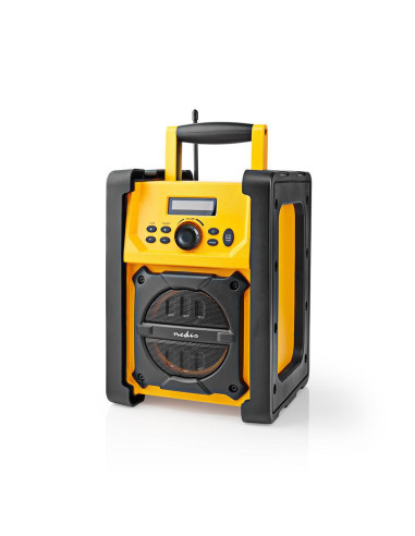 Nedis Rdfm3100Yw Radio Miejsce Pracy Cyfrowy Czarny, Żółty