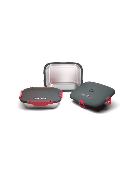 Heatsbox Hb-03-90 Elektryczne Pudełko Obiadowe 90 W 0,925 L Czarny Dorosły