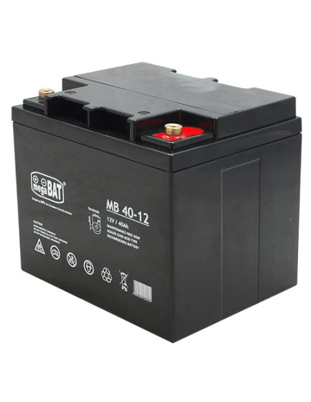 Akumulator 12V/40Ah-Mb Megabat