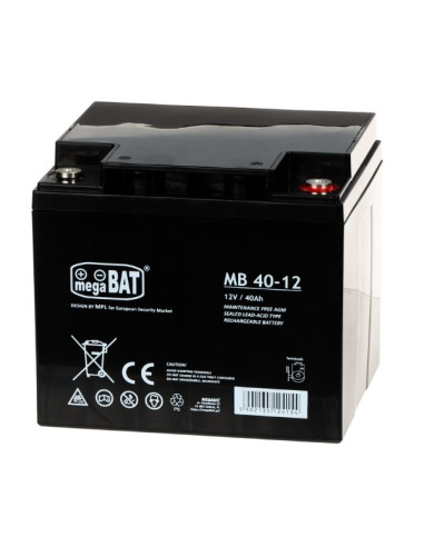 Akumulator 12V/40Ah-Mb Megabat