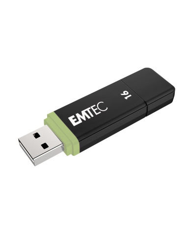 Emtec K100 Pamięć Usb 16 Gb Usb Typu-A 2.0 Czarny, Wielobarwny