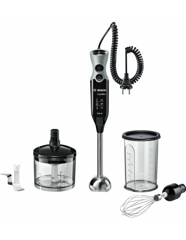 Bosch Msm67170 Blender Blender Immersyjny 750 W Czarny, Srebrny