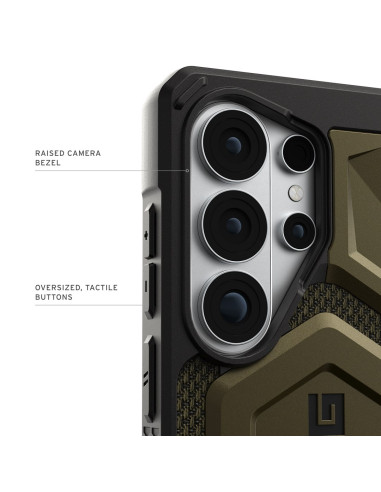 Urban Armor Gear Monarch Pro Kevlar Pokrowiec Na Telefon Komórkowy 17,5 Cm (6.9") Zielony