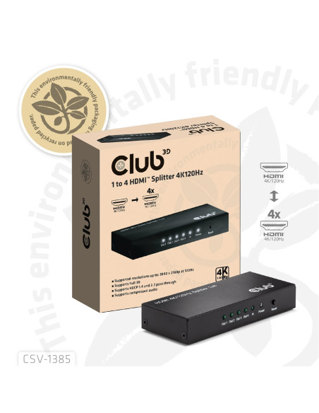 Club3D Umschalter Hdmi 4X Hdmi