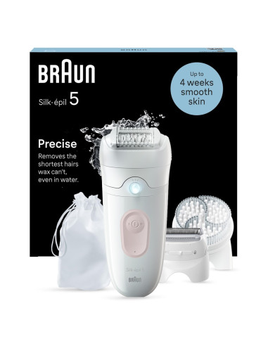 Braun 5-060 Silk-?Pil 5 Epilierer, Wei?/Flamingorosa