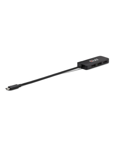 Club3D Csv-1553 Huby I Koncentratory Usb Type-C Czarny