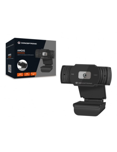 Conceptronic Amdis04B Kamera Internetowa 1920 X 1080 Px Usb 2.0 Czarny