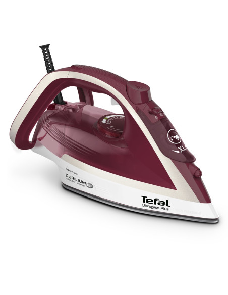 Tefal Ultimate Pure Fv6810 Żelazko Parowe 2800 W Czerwony, Srebrny
