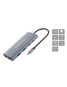 Conceptronic Donn06G Przewodowa Usb 3.2 Gen 1 (3.1 Gen 1) Type-C Szary 2
