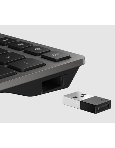Klawiatura Hp 720 Multi-Device Rechargeable Wireless Keyboard Nightfall Black Bezprzewodowa Czarna 9T5B1Aa