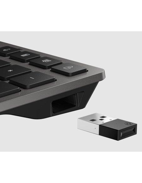 Klawiatura Hp 720 Multi-Device Rechargeable Wireless Keyboard Nightfall Black Bezprzewodowa Czarna 9T5B1Aa