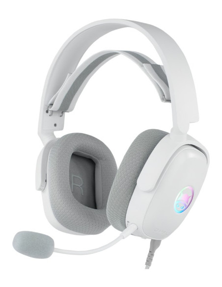 Gamiac Hs71 Zestaw Słuchawkowy Przewodowa Opaska Na Głowę Gaming Usb Type-C Biały
