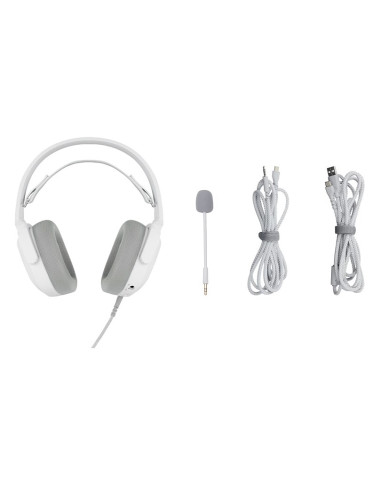Gamiac Hs71 Zestaw Słuchawkowy Przewodowa Opaska Na Głowę Gaming Usb Type-C Biały