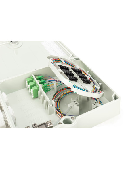 Digitus Obudowa Przyłącza Ftth/Fttb, Zmontowana, Os2, 12 Włókien, Lc/Apc
