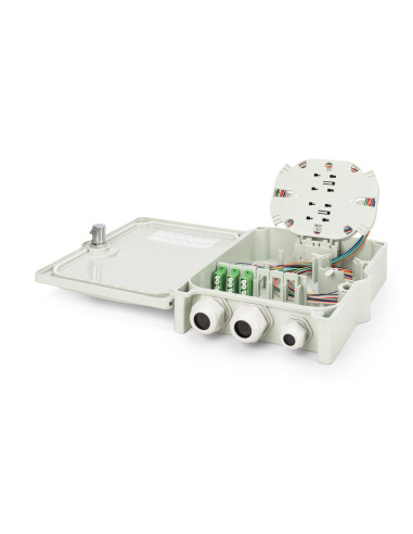 Digitus Obudowa Przyłącza Ftth/Fttb, Zmontowana, Os2, 12 Włókien, Lc/Apc