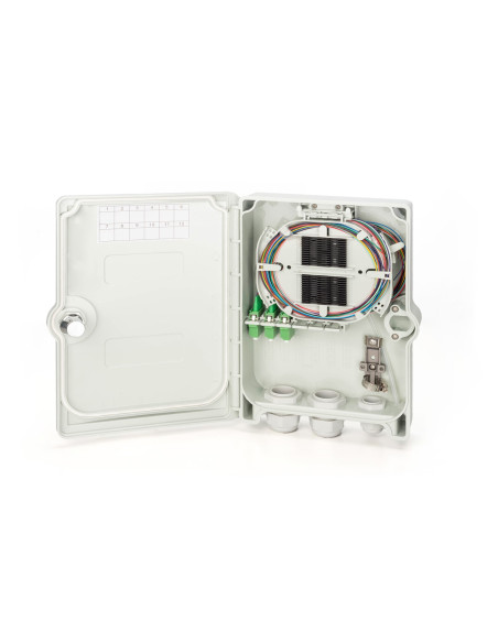 Digitus Obudowa Przyłącza Ftth/Fttb, Zmontowana, Os2, 12 Włókien, Lc/Apc