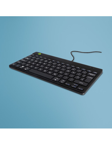 R-Go Tools Ergonomiczna R-Go Compact Break Klawiatura, Z Oprogramowaniem Do Robienia Przerw, Qwerty (Uk), Przewodowa, Czarna
