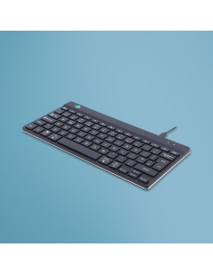 R-Go Tools Ergonomiczna R-Go Compact Break Klawiatura, Z Oprogramowaniem Do Robienia Przerw, Qwerty (Uk), Przewodowa, Czarna 2