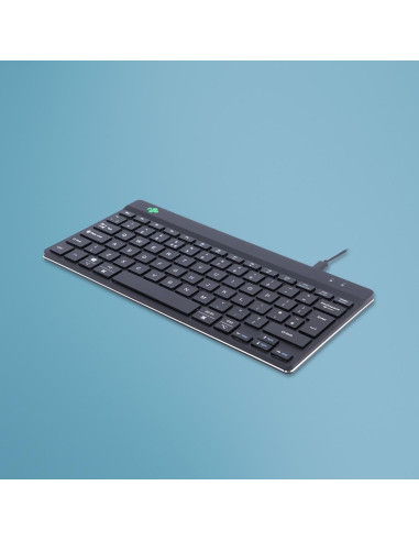 R-Go Tools Ergonomiczna R-Go Compact Break Klawiatura, Z Oprogramowaniem Do Robienia Przerw, Qwerty (Uk), Przewodowa, Czarna