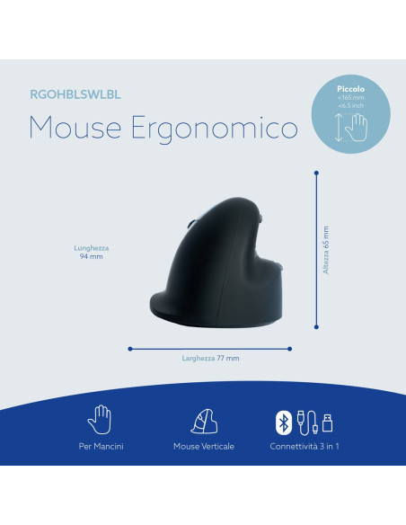 R-Go Tastatur Nummernblock Break Bluetooth Weiăź