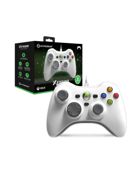 Hyperkin M01368 Biały Usb Gamepad Analogowa/Cyfrowa Pc, Xbox One, Xbox One S, Xbox One X, Xbox Series S, Xbox Series X
