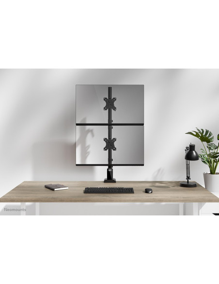 Neomounts Ds60-600Bl2V Uchwyt / Stojak Do Monitorów 81,3 Cm (32") Biurko Czarny