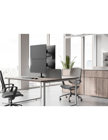 Neomounts Ds60-600Bl2V Uchwyt / Stojak Do Monitorów 81,3 Cm (32") Biurko Czarny