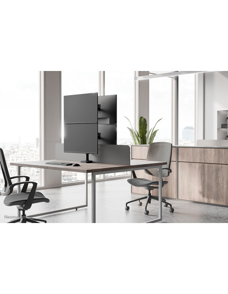 Neomounts Ds60-600Bl2V Uchwyt / Stojak Do Monitorów 81,3 Cm (32") Biurko Czarny
