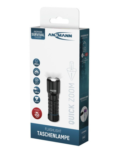 Ansmann Ts450Rf Czarny Latarka Ręczna Led