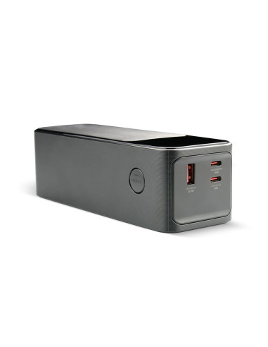 Everactive Powerbank 27 000Mah, 1X Usb, 2X Usb-C, 162,5W, Qc4+, Wbudowana Latarka, Wyświetlacz Lcd, Czarny Eb-27Q