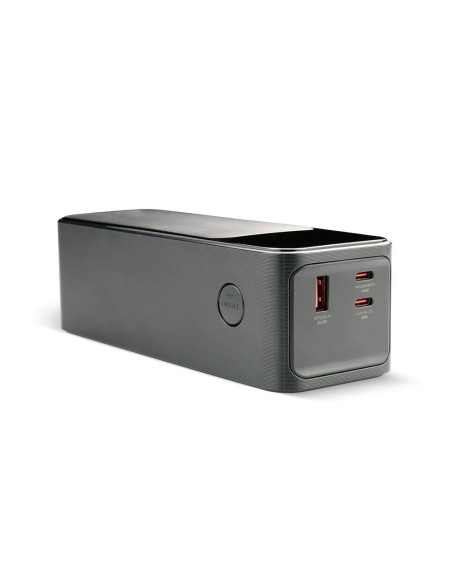 Everactive Powerbank 27 000Mah, 1X Usb, 2X Usb-C, 162,5W, Qc4+, Wbudowana Latarka, Wyświetlacz Lcd, Czarny Eb-27Q