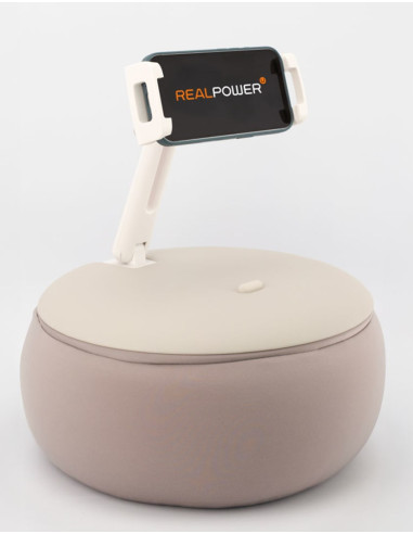 Realpower Pillowstand-1 Uchwyt Pasywny Telefon Komórkowy/Smartfon, Tablet/Umpc Beżowy