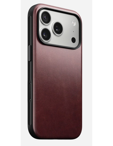 Nomad Modern Leather Case Pokrowiec Na Telefon Komórkowy 16 Cm (6.3") Bordowy