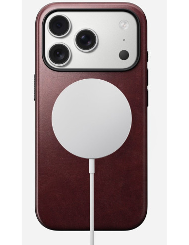 Nomad Modern Leather Case Pokrowiec Na Telefon Komórkowy 16 Cm (6.3") Bordowy