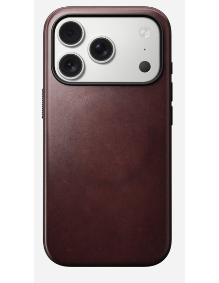 Nomad Modern Leather Case Pokrowiec Na Telefon Komórkowy 16 Cm (6.3") Bordowy