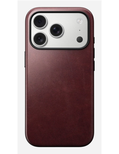 Nomad Modern Leather Case Pokrowiec Na Telefon Komórkowy 16 Cm (6.3") Bordowy