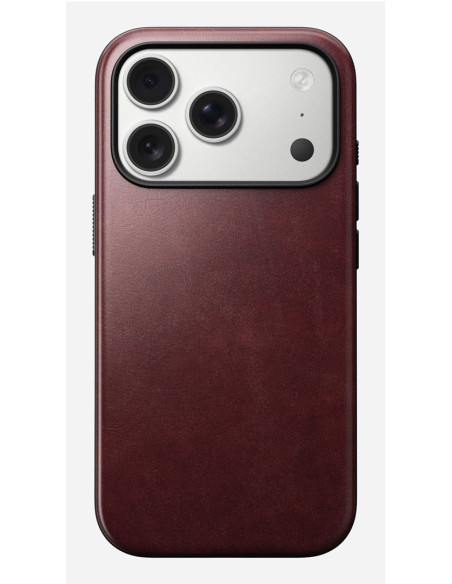Nomad Modern Leather Case Pokrowiec Na Telefon Komórkowy 16 Cm (6.3") Bordowy