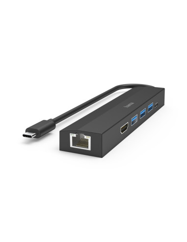 Hama 00200144 Huby I Koncentratory Usb 3.2 Gen 1 (3.1 Gen 1) Type-C 5000 Mbit/S Czarny