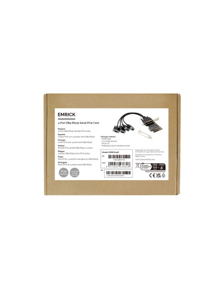 Conceptronic Emrick12B Adapter Wewnętrzny Rs-232