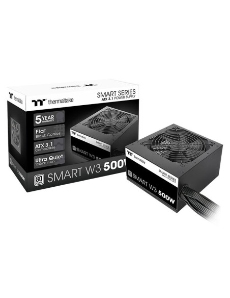 Thermaltake Smart W3 Moduł Zasilaczy 500 W 24-Pin Atx Atx Czarny