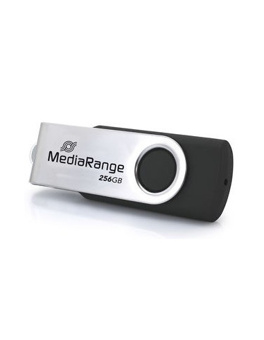 Mediarange Mr1955 Pamięć Usb 256 Gb Usb Type-C 3.2 Gen 1 (3.1 Gen 1) Czarny, Srebrny