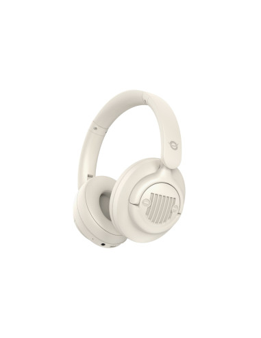 Conceptronic Alvah02C Słuchawki/Zestaw Słuchawkowy Przewodowy I Bezprzewodowy Opaska Na Głowę Muzyka Bluetooth Kremowy