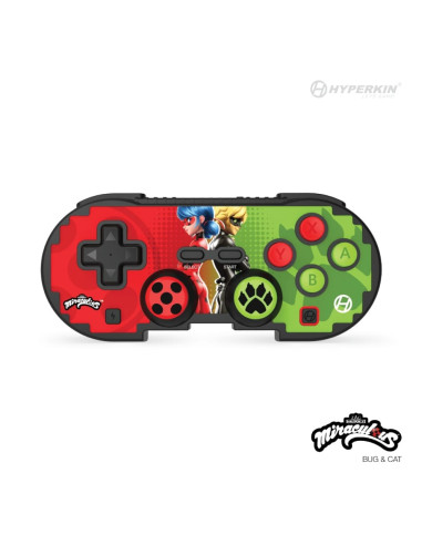 Hyperkin Pixel Art Zielony, Czerwony Bluetooth Gamepad Nintendo Switch, Nintendo Switch Lite, Nintendo Switch Oled